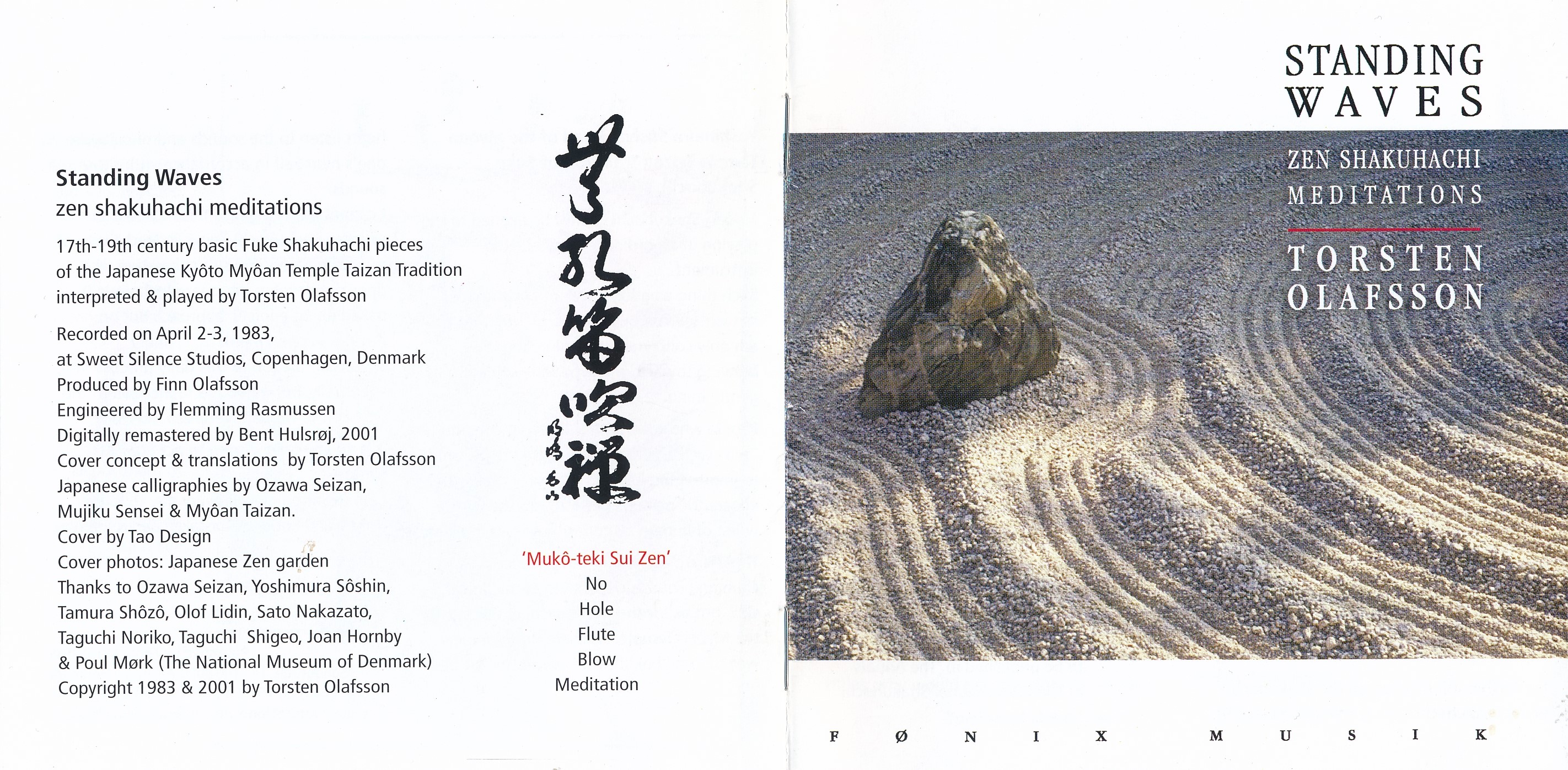 Standing Waves 2001 CD booklet